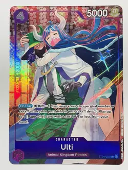 CARD ONE PIECE TCG - Ulti Promo Alt Art ST04-002 NEAR MINT English - Image 1