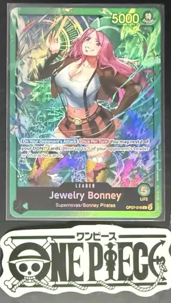 One Piece OP07-019 L Jewelry Bonney - English - Foil - ST24 - TCG - NM/M - Image 1