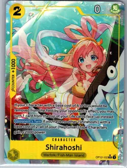 Shirahoshi (Alt Art) OP12-102 English Legacy of the Master - One Piece Card - NM - Image 1