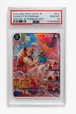 PSA 10- Charlotte Pudding - ST12 012 SP OP10 - Japanese One Piece - Royal Blood - Image 1