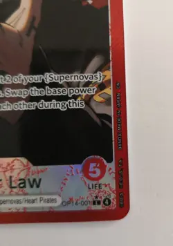 One Piece Card Game OP14-001 Trafalgar Law L Alt Art - English - NM - Image 4