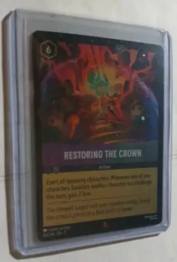 Disney Lorcana- Restoring The Crown- Cold Foil - Image 1