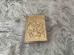 Pokemon 23K Gold Plated Trading Card Charizard Burger King With COA 1999 - Image 4