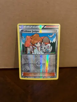 Professor Juniper 98/108 Dark Explorers Reverse Holo Pokemon Card - Image 1