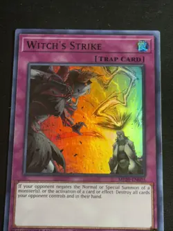 Witch’s Strike 1st Edition MP20-EN035 Yu-Gi-Oh TCG Ultra Rare Card Near Mint NM - Image 1