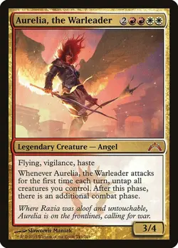 MTG Magic: Gatecrash: Aurelia, the Warleader #143/249 Mythic - Image 1