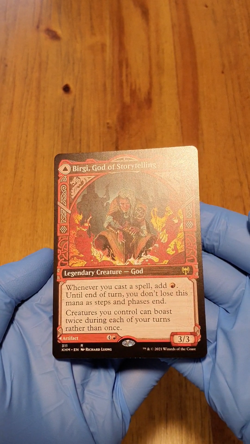 Birgi, God of Storytelling (Showcase) (Regular) - Kaldheim (KHM) - Image 2
