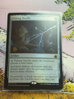 MTG Foil - Pithing Needle Innistrad Midnight Hunt Prerelease Stamped 2021 Cool!! - Image 5
