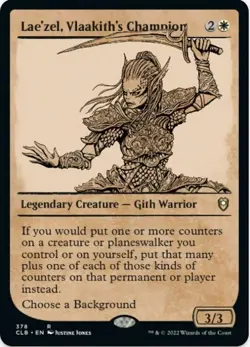 1 x Lae'zel, Vlaakith's Champion - Showcase - CLB - LP - MTG - Image 1