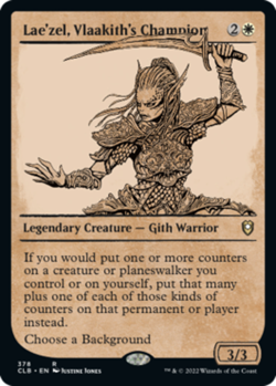 MTG Lae'zel, Vlaakith's Champion - Showcase NM-Mint Commander Legends: Battle fo - Image 1