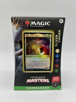 Magic the Gathering Commander Masters Sliver Swarm ✨ New Factory Sealed ✨ Deck - Image 1