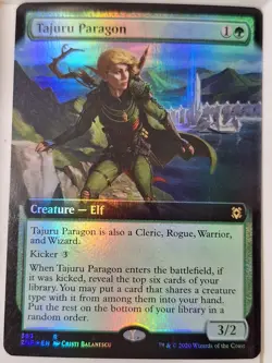 Tajuru Paragon - FOIL Extended Art - Zendikar Rising - Magic the Gathering MTG - Image 1