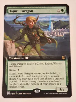 Tajuru Paragon - Extended Art - Zendikar Rising - Magic the Gathering MTG Nice! - Image 1