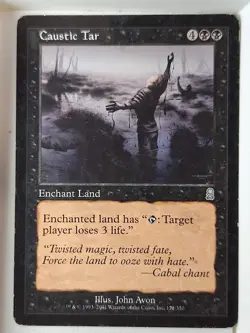 Caustic Tar - Odyssey - Magic the Gathering MTG Nice! - Image 1