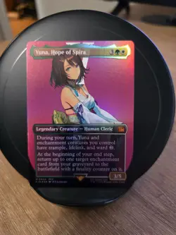 Yuna, Hope of Spira 404-Borderless FOIL-Magic the Gathering Final Fantasy-NM/M - Image 1