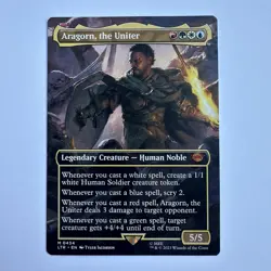 MTG Aragorn, the Uniter #434 NM - Universes Beyond: Lord of the Rings - Image 1