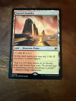 Sacred Foundry #256 (NM) Edge of Eternities EOE Magic MTG - Image 1