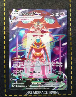 2023 POKEMON SWORD & SHIELD CROWN ZENITH #GG45 FULL ART/DEOXYS VMAX - Image 1