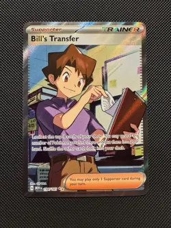 Pokemon TCG Bill’s Transfer 194/165 SV: Scarlet & Violet 151 Ultra Rare NM - Image 1