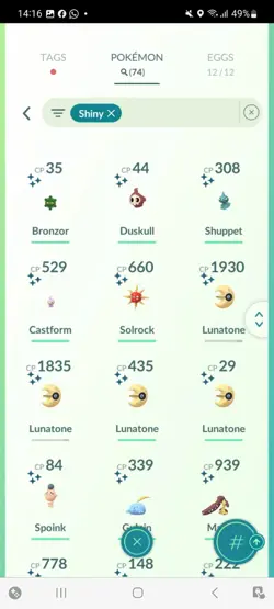 Pokemon Go (Stage 34) Shiny Klink ( 74 Shinys ) Reduced !!! - Image 5