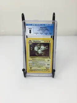 CGC 8 Magneton 1999 Fossil 11/62 Holo Pokemon Unlimited CGC 8 - Image 1
