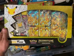 Pokemon Celebrations Pikachu V-Union Collection Box 25th Anniversary. - Image 1