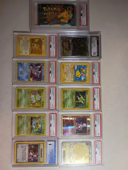 POKEMON PSA/CGC GRADED LOT 11 TOTAL SLABS (LOT) - Image 1