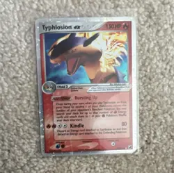 Pokemon Typhlosion ex EX Unseen Forces Ultra Rare Holo 110/115 150 HP 80 Attack - Image 1