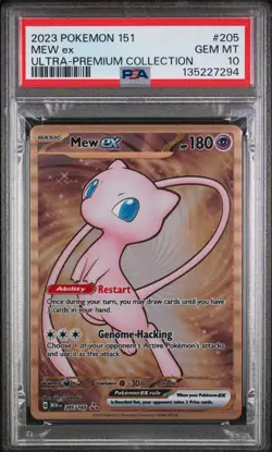 Mew Ex Pokemon 151 Ultra-Premium Collection METAL 205/165 PSA 10 - Image 1