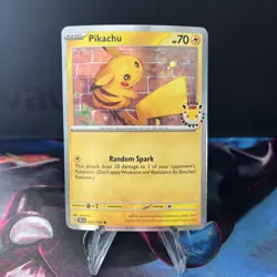 Pikachu 051/162 Cosmos Holo Pokemon Day 2026 Stamped Promo NM Condition - Image 1