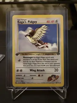 2000 Pokemon 1st Edition Gym Challenge Koga's Pidgey | Pack Fresh - Image 1