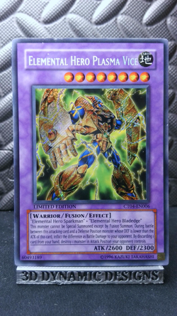 | Yugioh Elemental HERO Plasma Vice CT04-EN006 Secret 2007 Collectors Tin LP | - Image 1