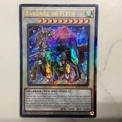 Yugioh Baronne De Fleur RA01-EN034 Prismatic ULTIMATE Rare 1st Ed NM - Image 1