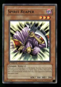 Spirit Reaper #SDZW-EN009 Yugioh 1st Edition - Image 1
