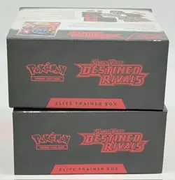 Lot of (2) Pokemon TCG S&V Destined Rivals Elite Trainer Boxes ETB's Sealed - Image 3