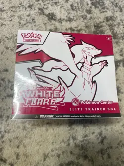 Pokemon Center Exclusive White Flare ETB Elite Trainer Box TCG New Sealed - Image 1