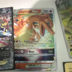 Pokemon TCG Fusion Strike Lot 20 Cards Charizard V VSTAR Glaceon V Boltund - Image 2