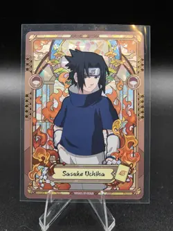 Sasuke Uchiha NRSA01-SP-002L5 Naruto Kayou Heavens Scroll English Card NM - Image 1