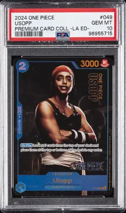 2024 ONE PIECE PREM CARD COLL -LIVE ACTION ED- #049 USOPP PSA 10 - Image 1