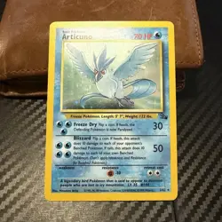 Pokemon TCG Articuno 2/62 Fossil 1999 Holo Rare 70HP Card Stock Collectible Card - Image 1