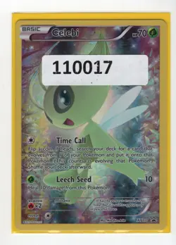 (110017) CELEBI XY111 Black Star Holofoil Promo Card - MYTHICAL COLLECTION - Image 1