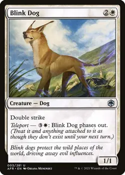 [MTG] Blink Dog (Foil) (003) (AFR) LP-HP - Image 1