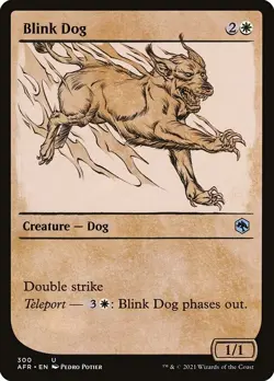 [MTG] Blink Dog (Showcase) (300) (AFR) LP-HP - Image 1