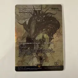 MTG The Cloudsea Djinn - Nyxbloom Ancient - Foil - Showcase, NM-Mint, English Fi - Image 1