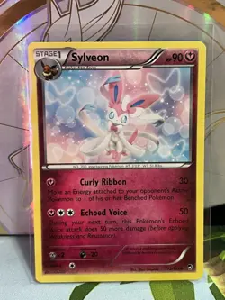 Pokemon Vaporeon, Jolteon, Leafeon, Sylveon Non Holo Card Lot - Image 3