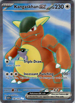 Pokemon Kangaskhan ex 190/165 Scarlet & Violet 151 Ultra Rare Holo NM English - Image 1
