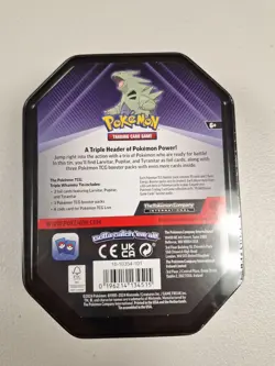Pokemon TCG Tyranitar Triple Whammy Tin Sealed - Image 2