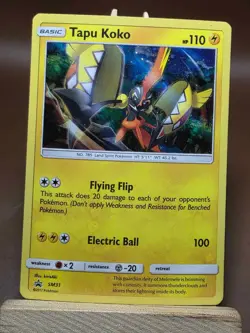 HP Tapu Koko SM31 [Sun & Moon] Black Star Promo Holo - Pokemon TCG - Image 1