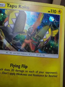 HP Tapu Koko SM31 [Sun & Moon] Black Star Promo Holo - Pokemon TCG - Image 2