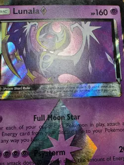 HP Pokemon TCG Lunala Prism Ultra Prism 62/156 Prism Holo Rare - Image 5